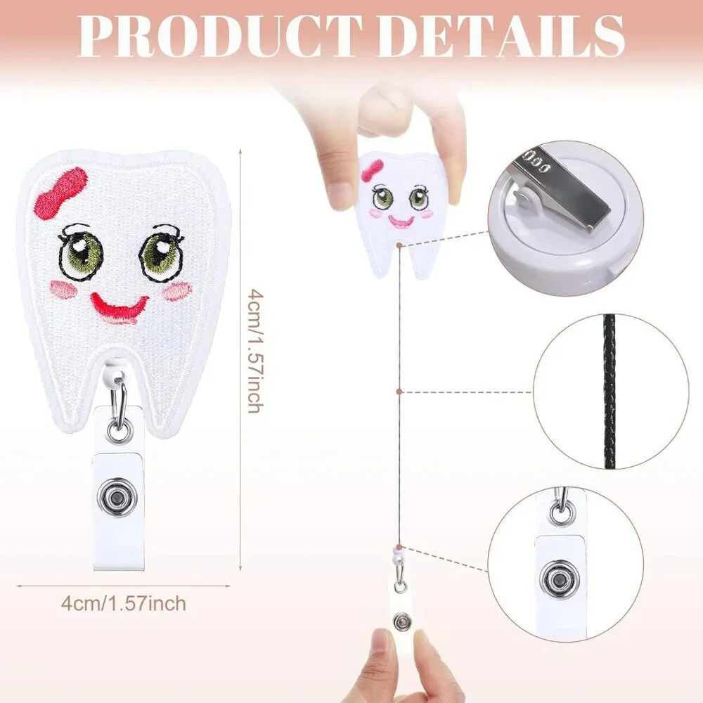 Dental Gifts Set 8 Pcs Includes Scrub Caps Cosmetic Bags Badge Holders